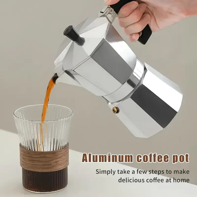 Coffee Equipment Camping - Classic Aluminum Moka Pot 50-300ML Household