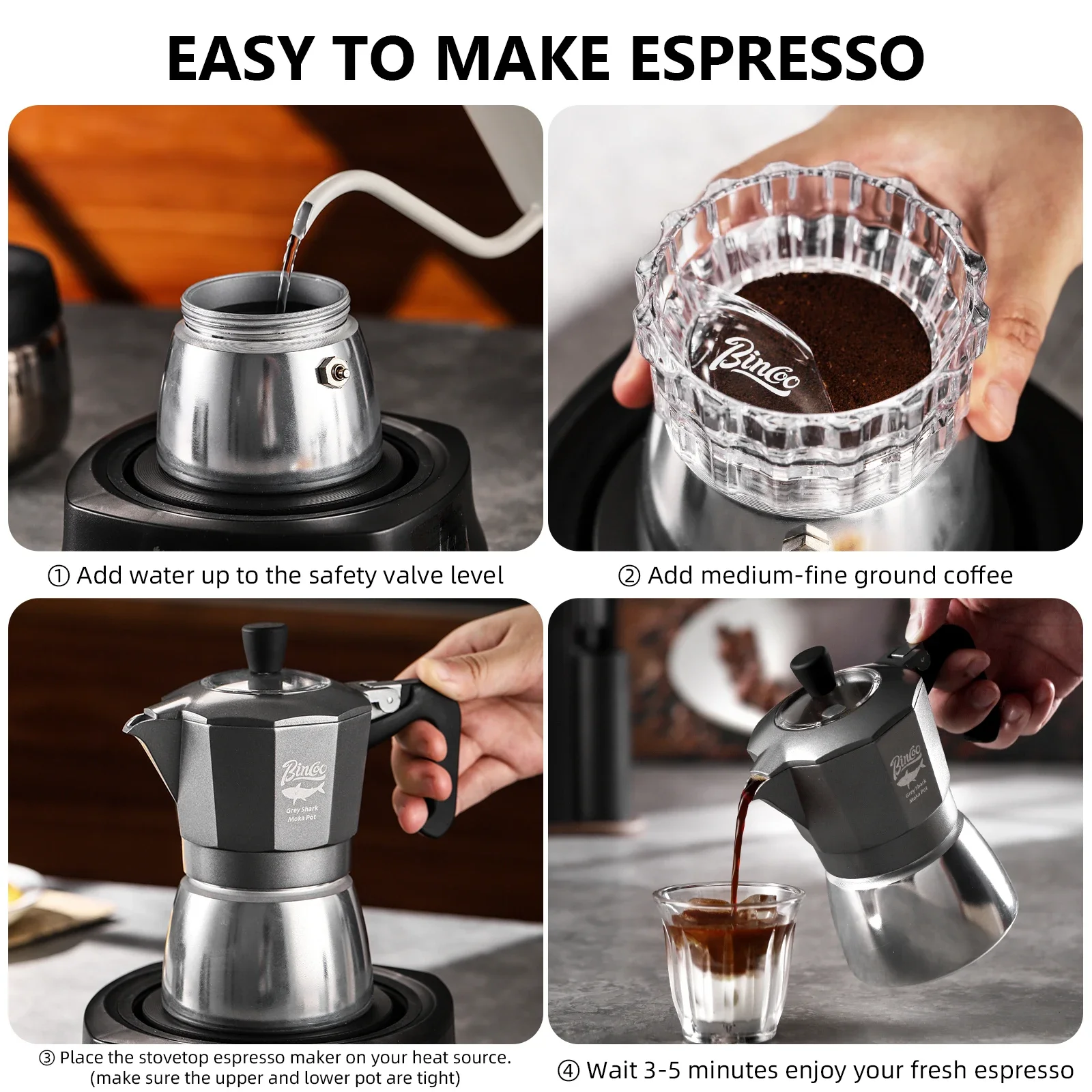 Bincoo 2 Cups Double Valve Mok - Coffee Equipment Camping review and price
