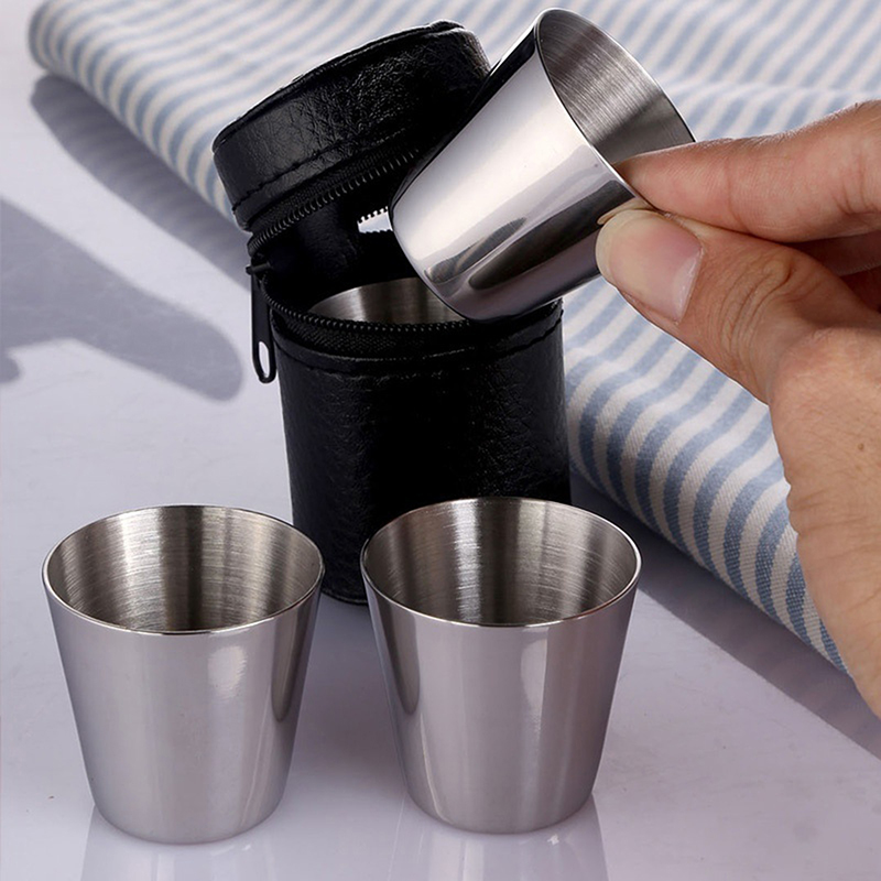 4/6Pcs Stainless Steel Cups Mi - Coffee Equipment Camping review and price