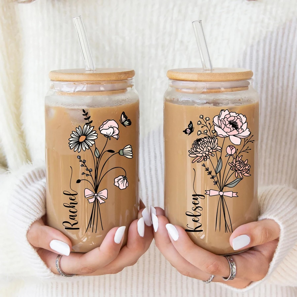 Customized Cute Cup Bottle Wit - Coffee Equipment Camping review and price