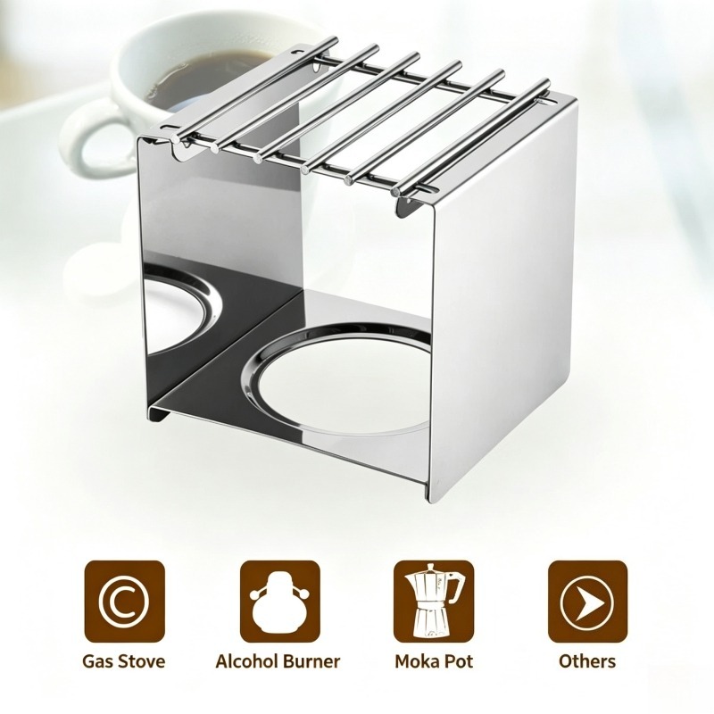 Stainless Steel Square Coffee  - Coffee Equipment Camping review and price